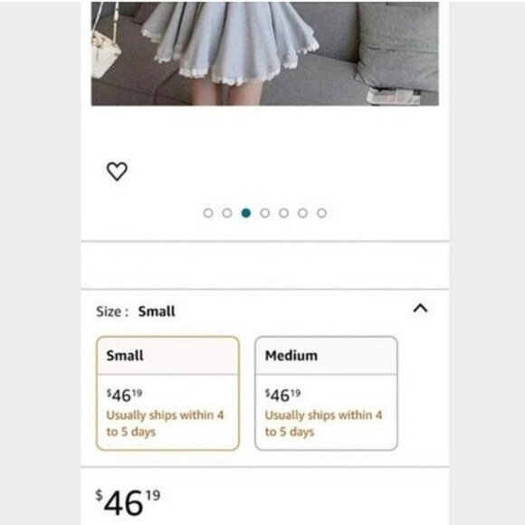 New KAWAII Pleated Maid Skater Dress - Picture 11 of 13